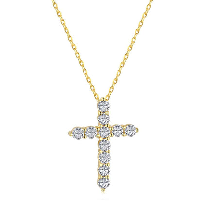 [ElanLuxe Jewelry]Unique Cross Shape Necklace