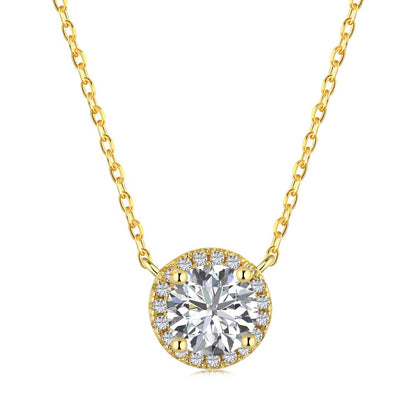 [ElanLuxe Jewelry]Luxurious Round Cut Necklace