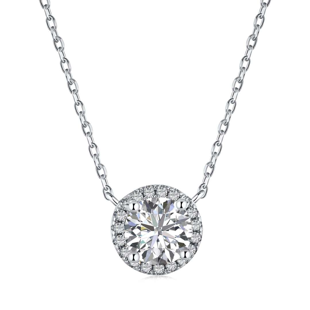 [ElanLuxe Jewelry]Luxurious Round Cut Necklace