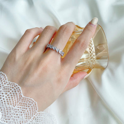 [ElanLuxe Jewelry]0.25 Carat Radiant Romance Heart Cut Lover Ring