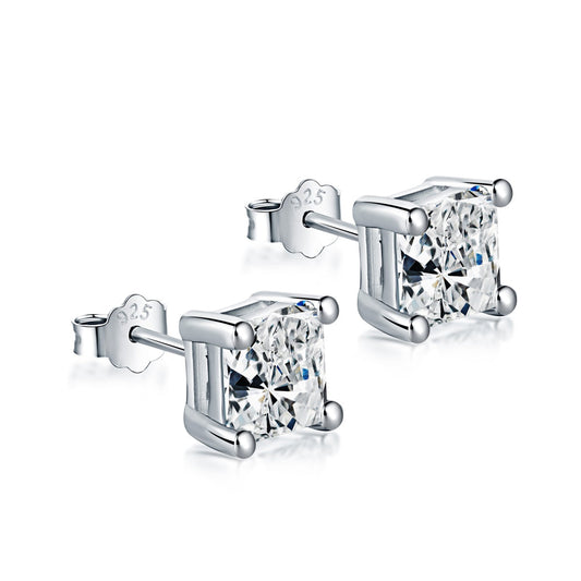 [ElanLuxe Jewelry]Delicate Square Shape Earrings