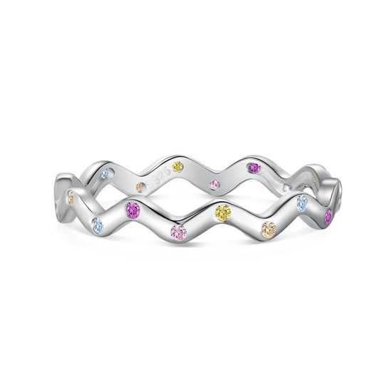 [ElanLuxe Jewelry]Ornate Vibrant Round Cut Daily Ring