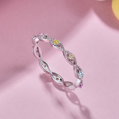 [ElanLuxe Jewelry]Elegant Energetic Round Cut Daily Ring