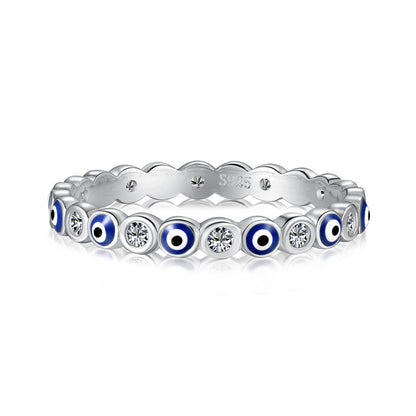 [ElanLuxe Jewelry]Sparkling Vibrant Round Shape Daily Ring