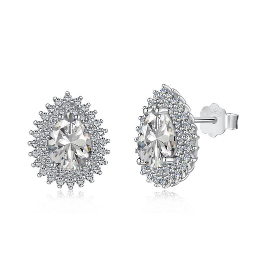 [ElanLuxe Jewelry]Delicate Gorgeous Pear Cut Daily Earrings