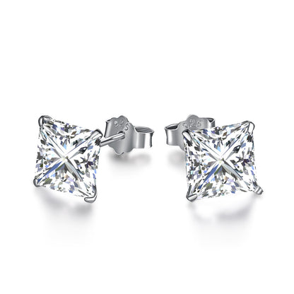 [ElanLuxe Jewelry]Ornate Square Shape Earrings
