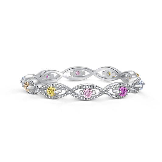 [ElanLuxe Jewelry]Elegant Energetic Round Cut Daily Ring