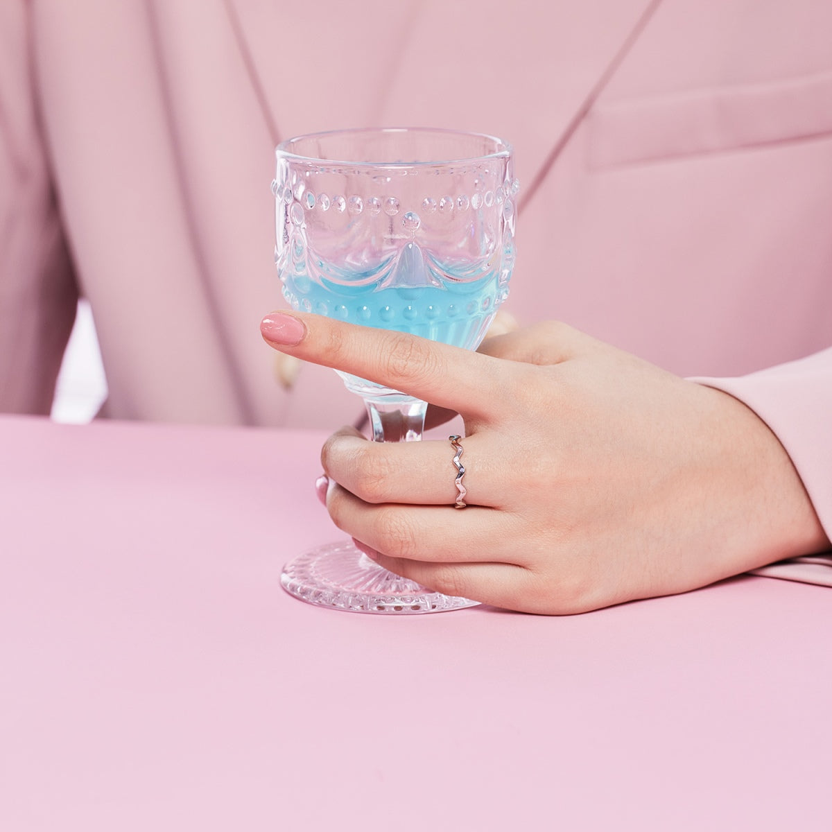 [ElanLuxe Jewelry]Ornate Vibrant Round Cut Daily Ring