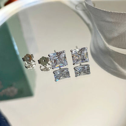 [ElanLuxe Jewelry]Ornate Square Shape Earrings