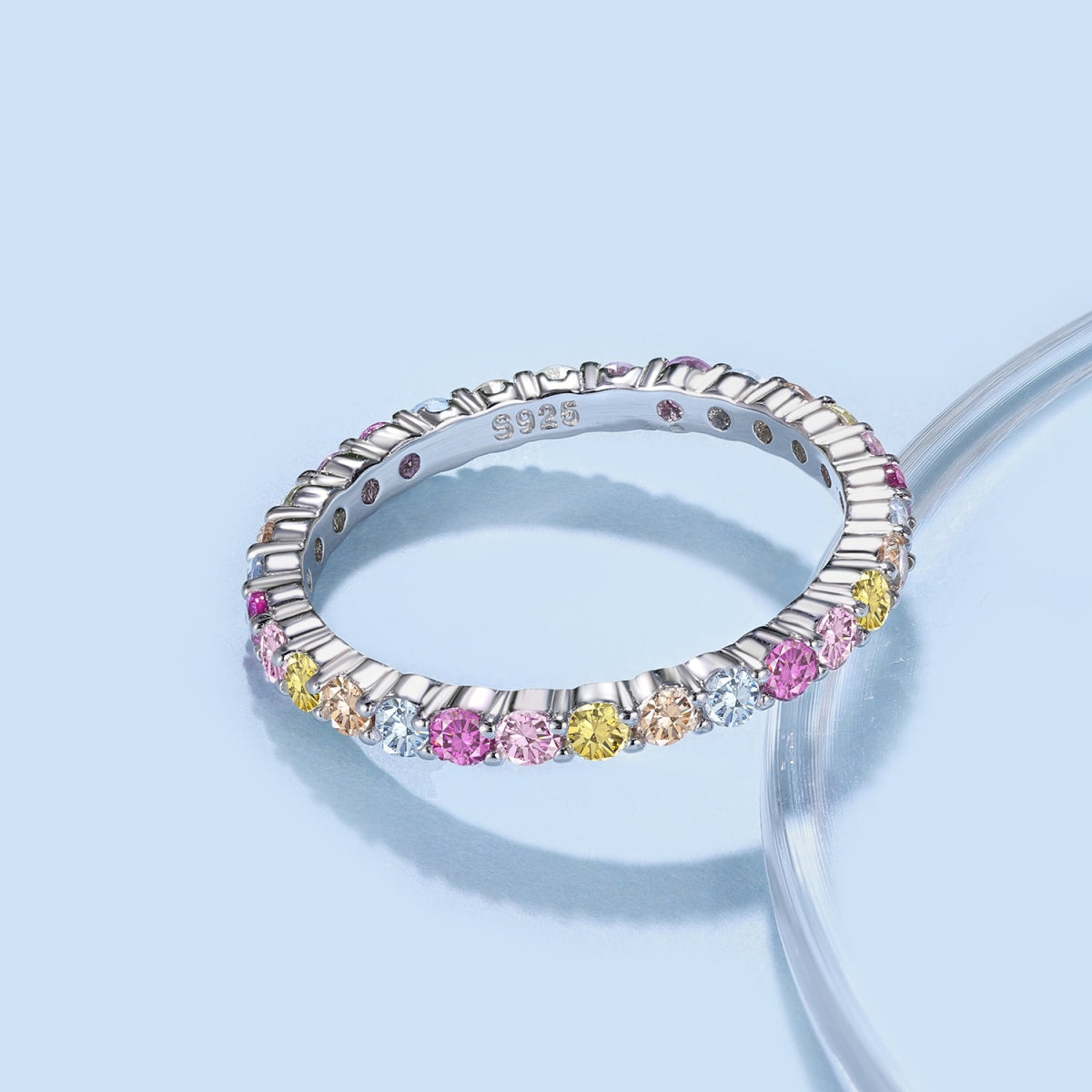 [ElanLuxe Jewelry]Elegant Vivid Round Cut Daily Ring