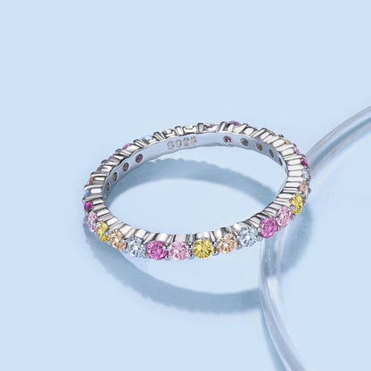[ElanLuxe Jewelry]Elegant Vivid Round Cut Daily Ring