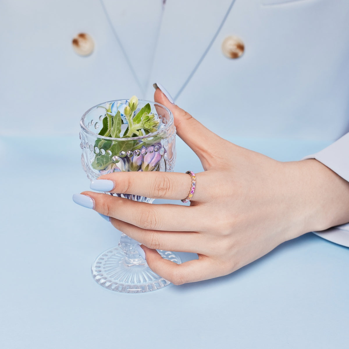 [ElanLuxe Jewelry]Dazzling Resplendent Round Cut Party Ring