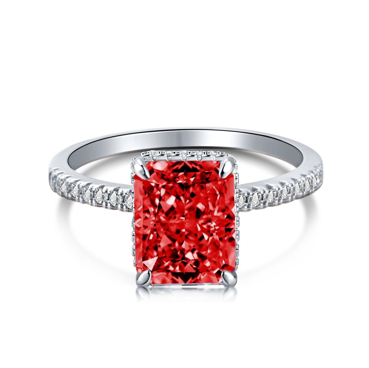 [ElanLuxe Jewelry]4.0 Carat Luxurious Engagement Ring