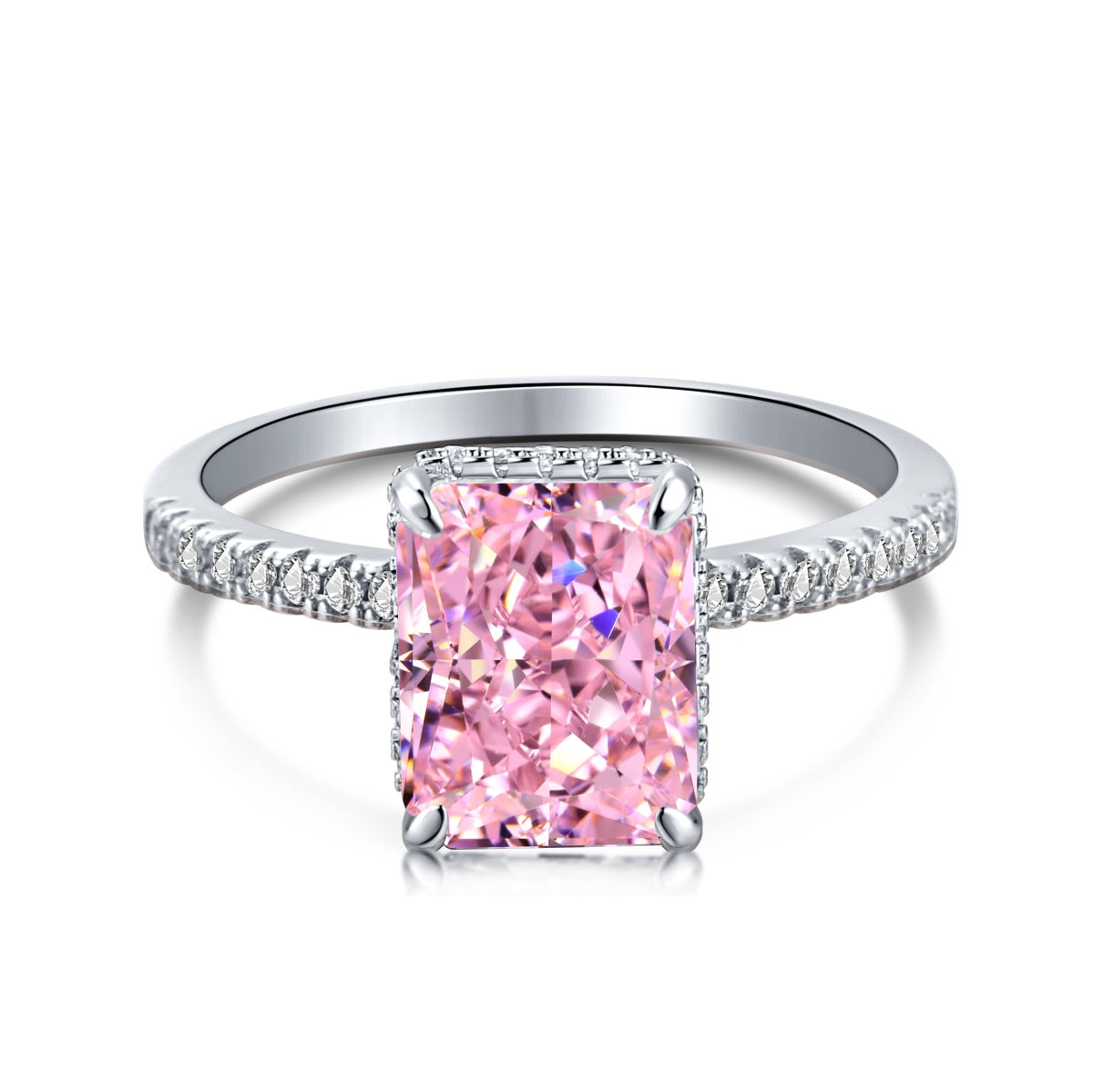 [ElanLuxe Jewelry]4.0 Carat Luxurious Engagement Ring