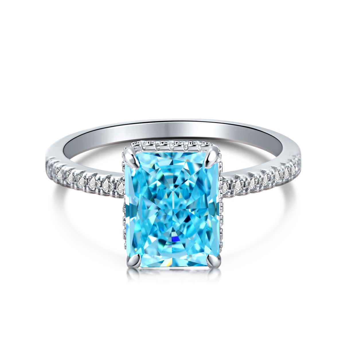 [ElanLuxe Jewelry]4.0 Carat Luxurious Engagement Ring