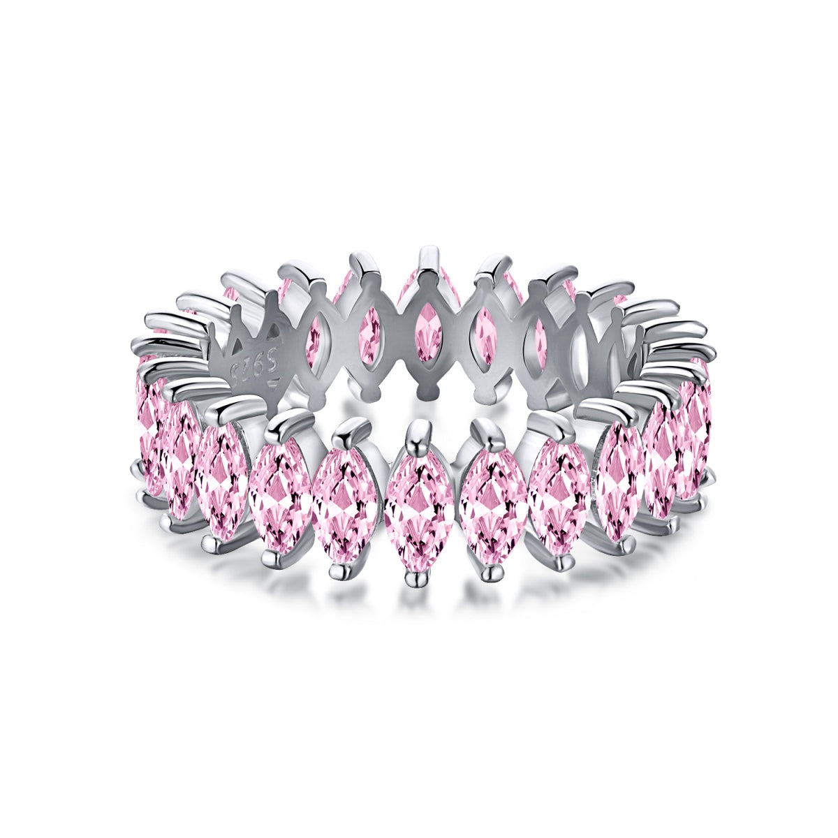 [ElanLuxe Jewelry]Gorgeous Marquise Cut Tennis Ring