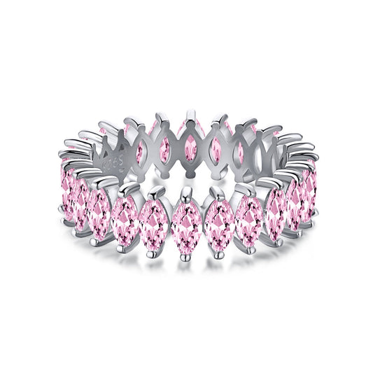 [ElanLuxe Jewelry]Gorgeous Marquise Cut Tennis Ring