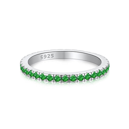 [ElanLuxe Jewelry]Delicate Sparkling Round Cut Daily Ring
