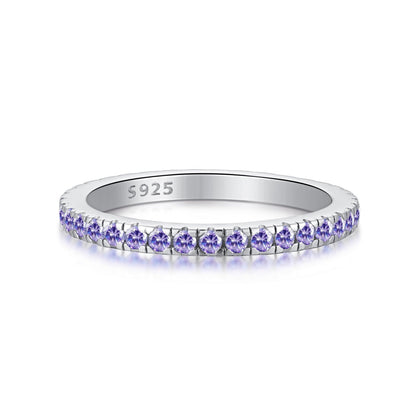 [ElanLuxe Jewelry]Delicate Sparkling Round Cut Daily Ring