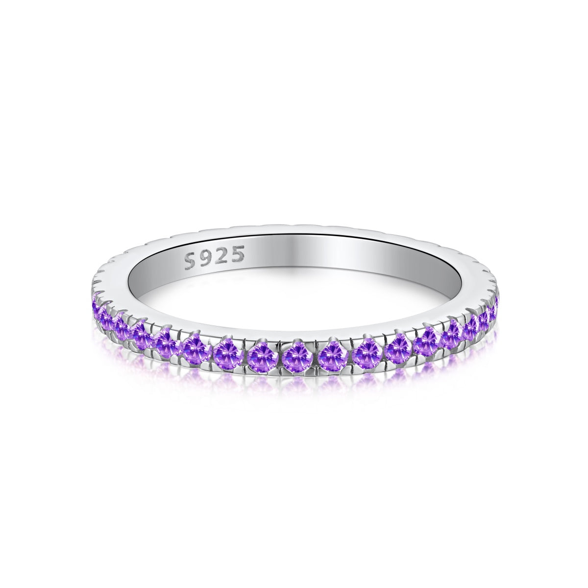 [ElanLuxe Jewelry]Delicate Sparkling Round Cut Daily Ring