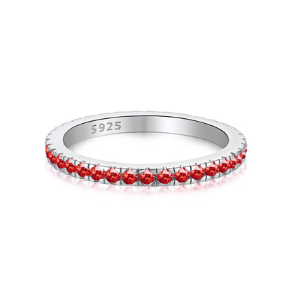 [ElanLuxe Jewelry]Delicate Sparkling Round Cut Daily Ring