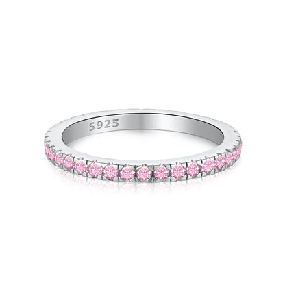 [ElanLuxe Jewelry]Delicate Sparkling Round Cut Daily Ring