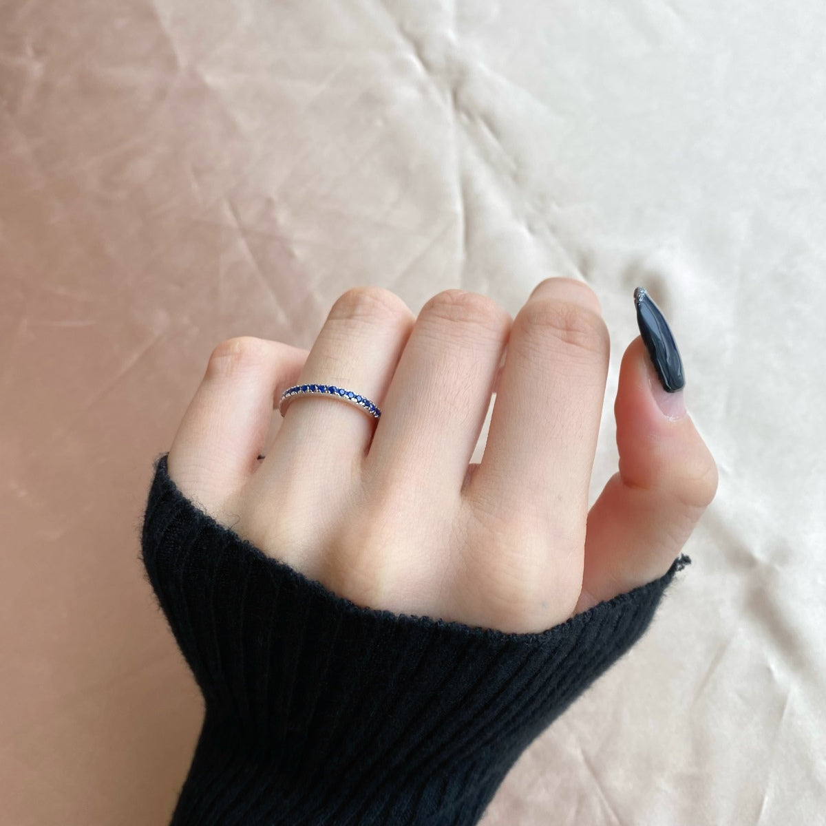 [ElanLuxe Jewelry]Delicate Sparkling Round Cut Daily Ring