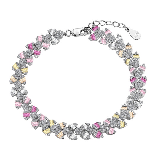 [ElanLuxe Jewelry]Dainty Exquisite Flower Shape Daily Bracelet