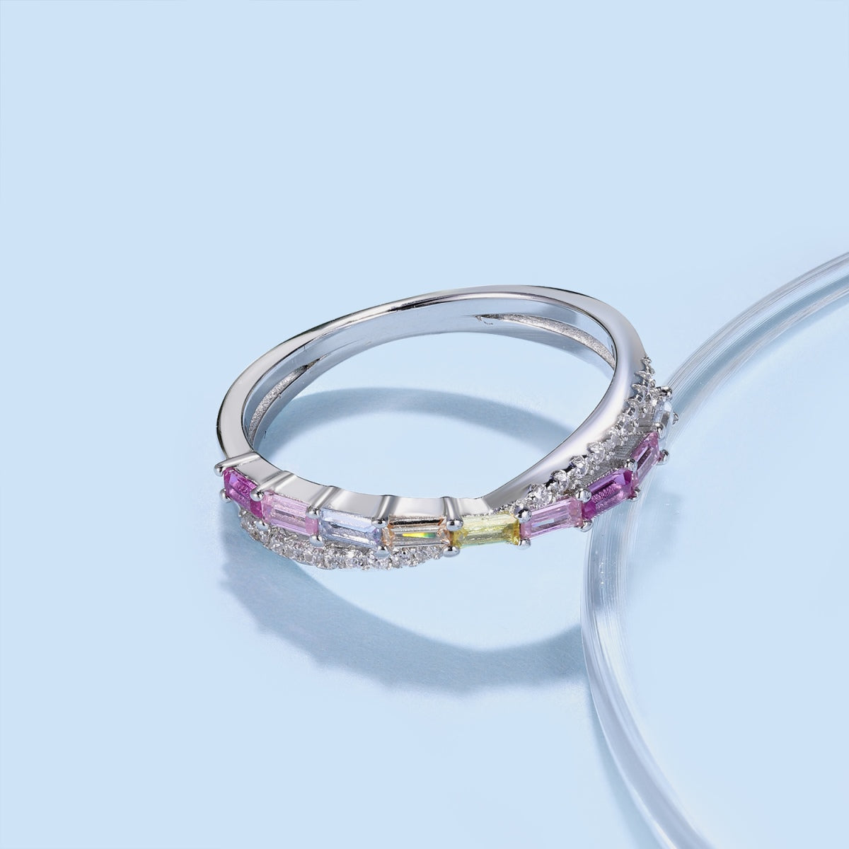 [ElanLuxe Jewelry]Energetic Elegant Radiant Cut Party Ring