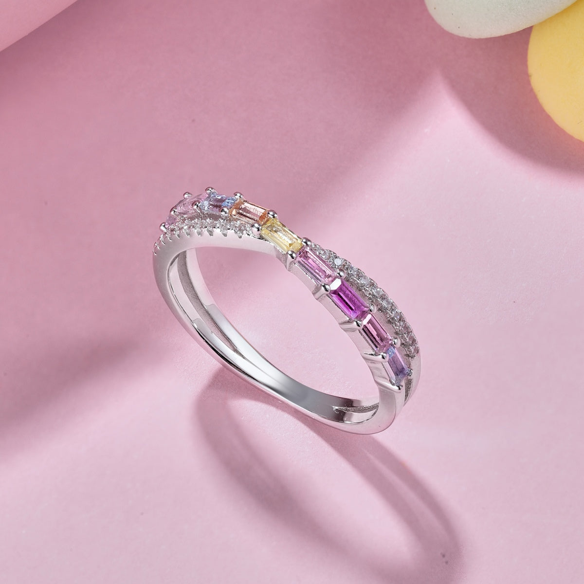 [ElanLuxe Jewelry]Energetic Elegant Radiant Cut Party Ring