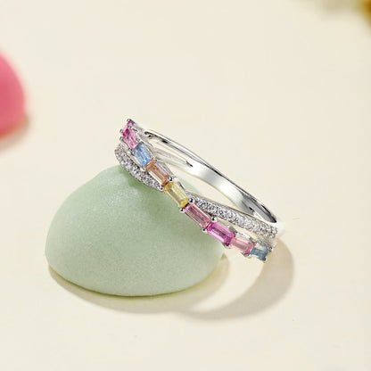 [ElanLuxe Jewelry]Energetic Elegant Radiant Cut Party Ring