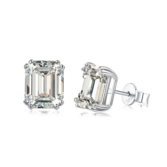 [ElanLuxe Jewelry]Dazzling Square Shape Earrings