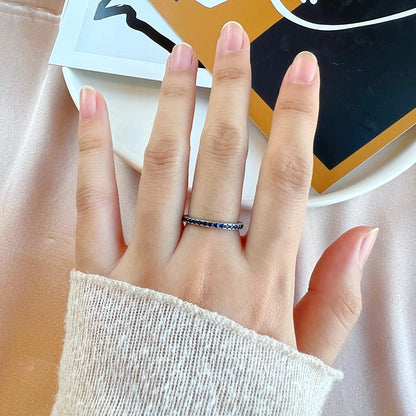 [ElanLuxe Jewelry]Delicate Sparkling Round Cut Daily Ring