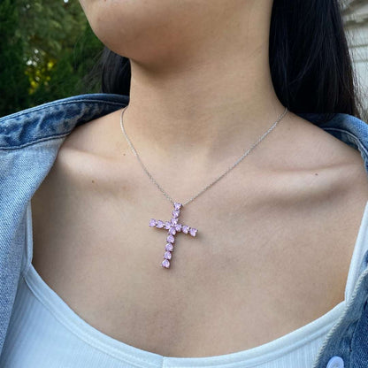 [ElanLuxe Jewelry]Radiant Cross Shape Necklace