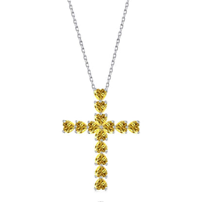 [ElanLuxe Jewelry]Radiant Cross Shape Necklace