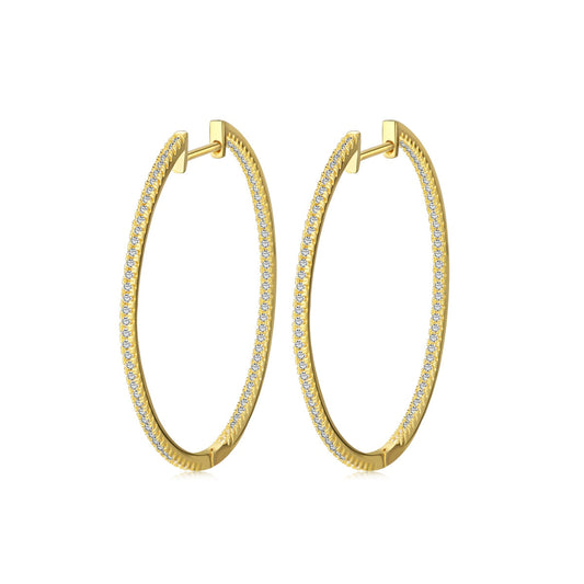 [ElanLuxe Jewelry]Popular Large Hoop Earrings