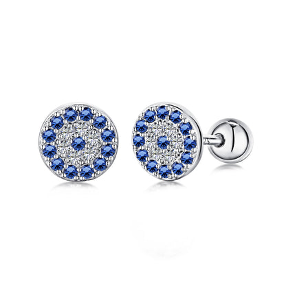 [ElanLuxe Jewelry]Devil's Eye Ear Bone Nail Earrings