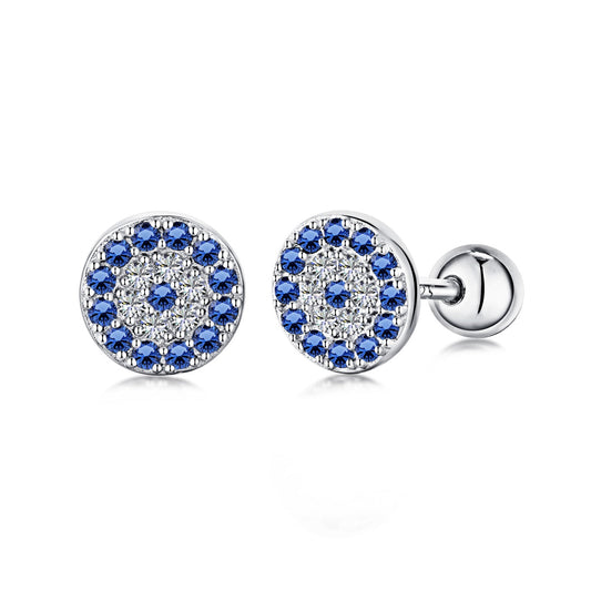 [ElanLuxe Jewelry]Devil's Eye Ear Bone Nail Earrings