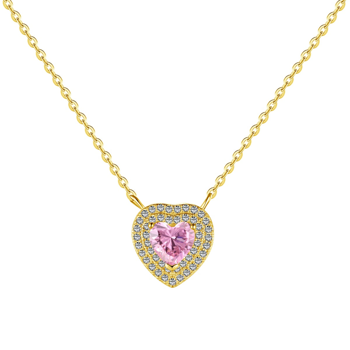 [ElanLuxe Jewelry]Exquisite Heart Shape Necklace