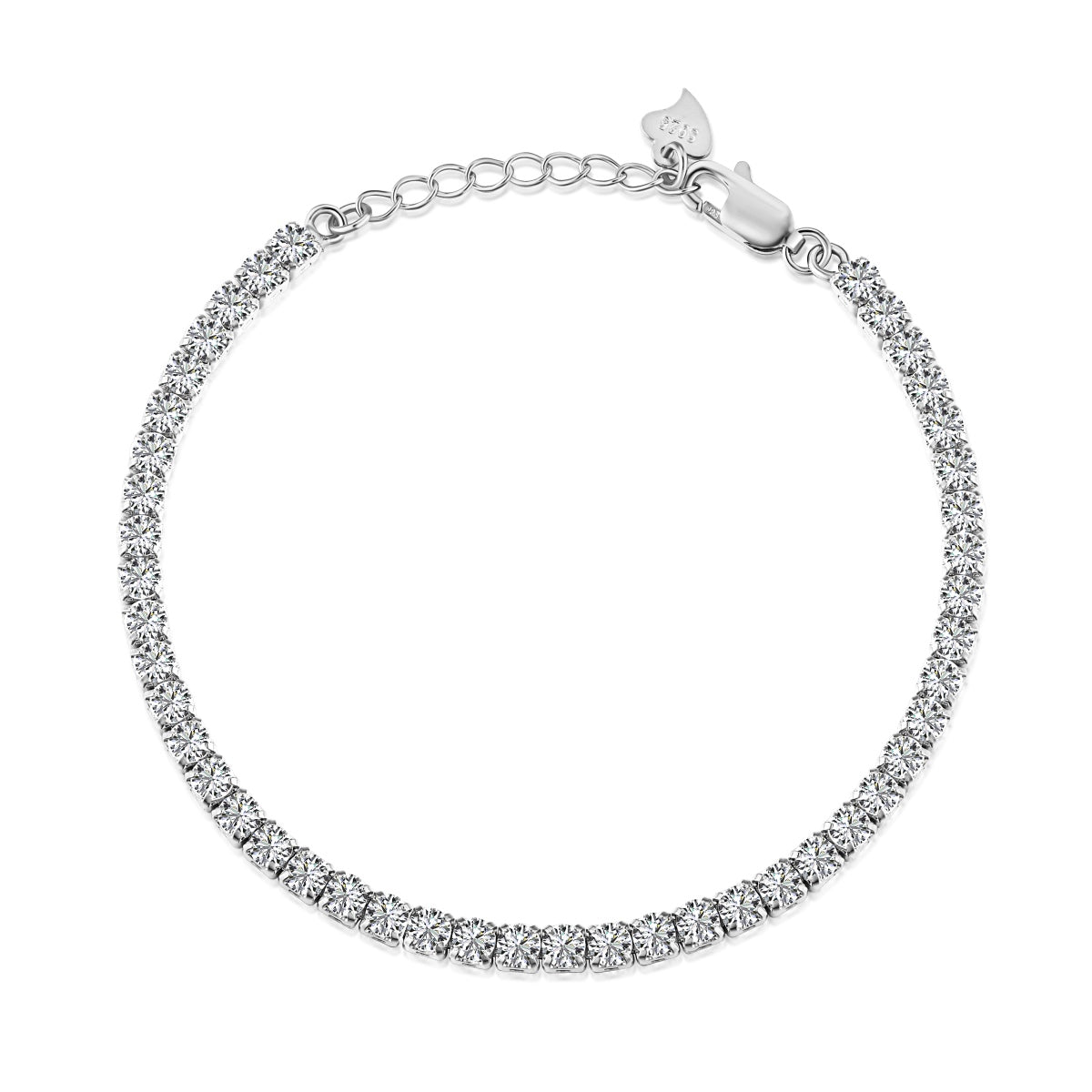 [ElanLuxe Jewelry]Sparkling Round Cut Daily Bracelet