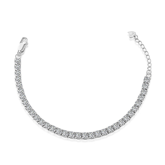 [ElanLuxe Jewelry]Sparkling Radiant Princess Cut Tennis Bracelet