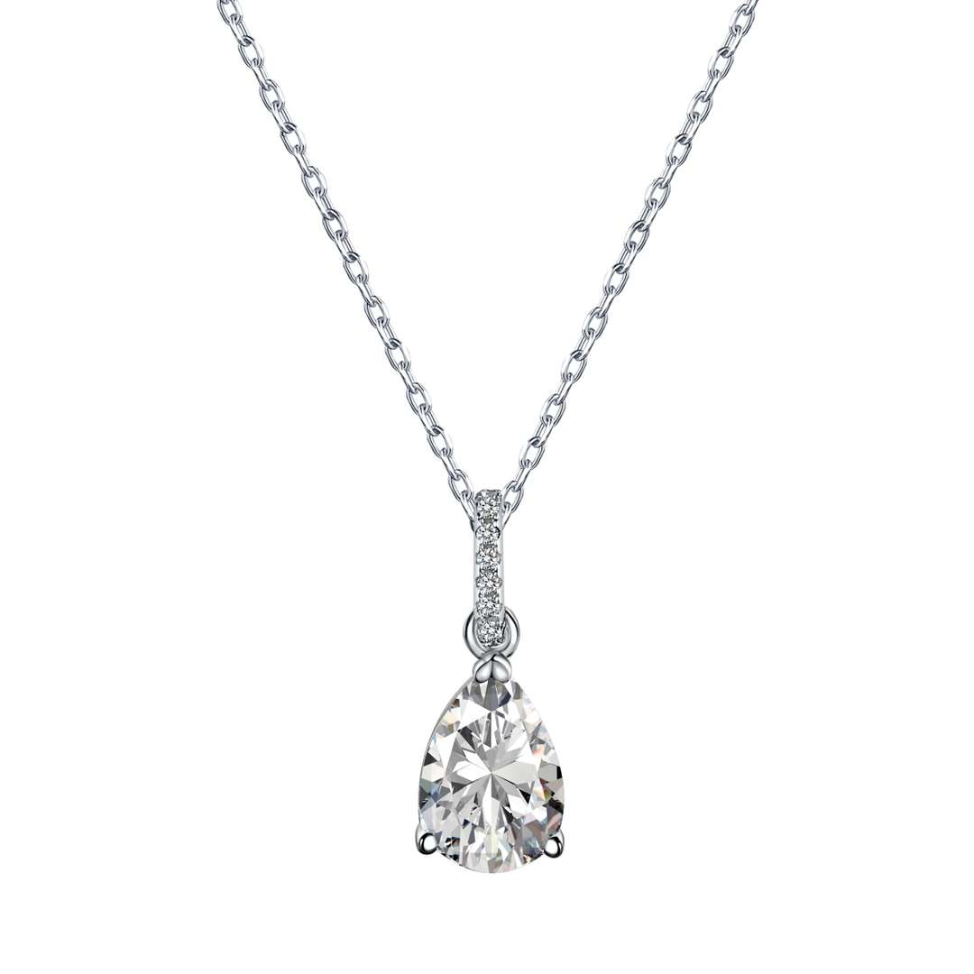 [ElanLuxe Jewelry]Delicate Water Drop Shape Fashion Necklace