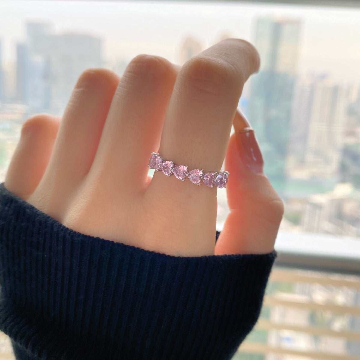 [ElanLuxe Jewelry]0.25 Carat Radiant Romance Heart Cut Lover Ring