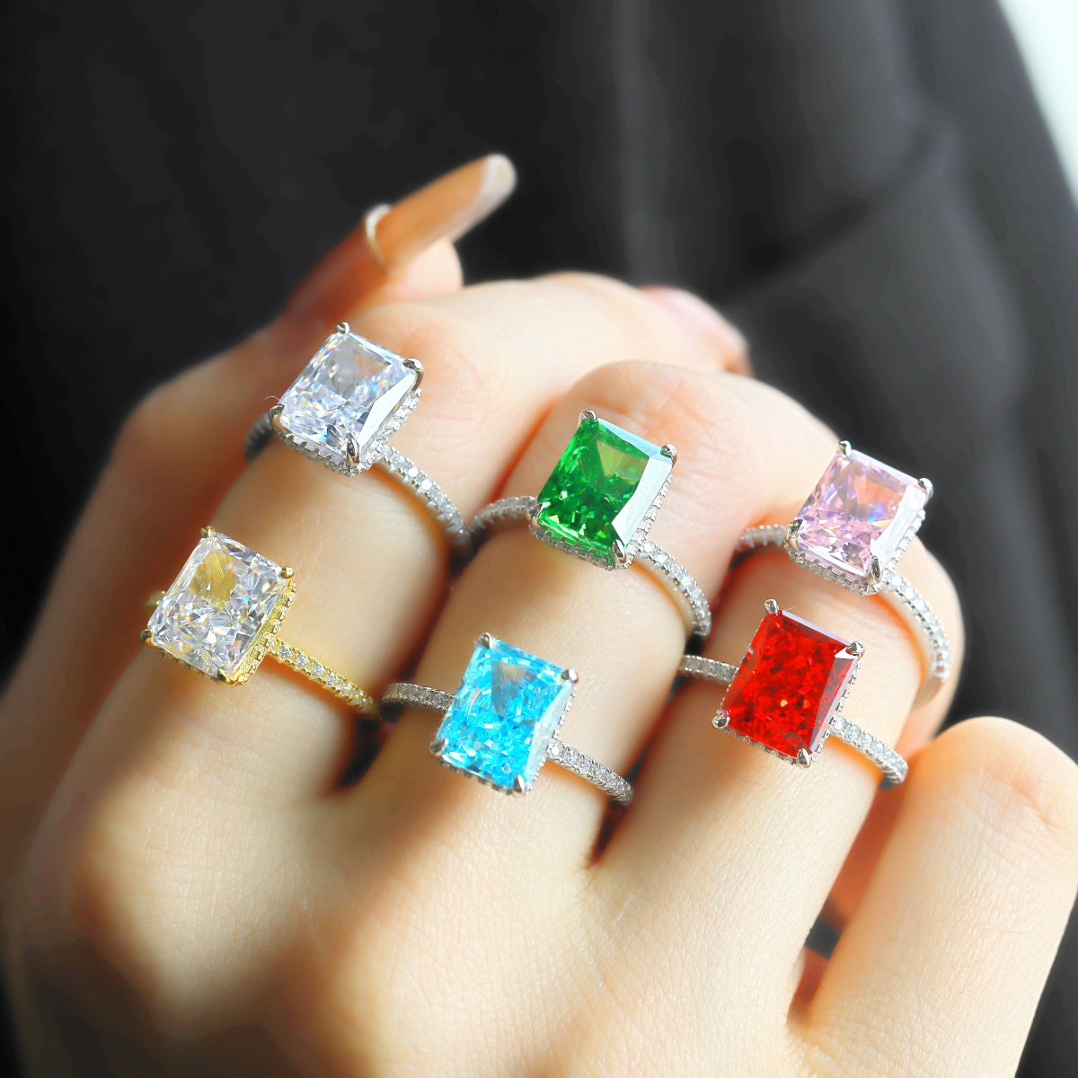 [ElanLuxe Jewelry]4.0 Carat Luxurious Engagement Ring