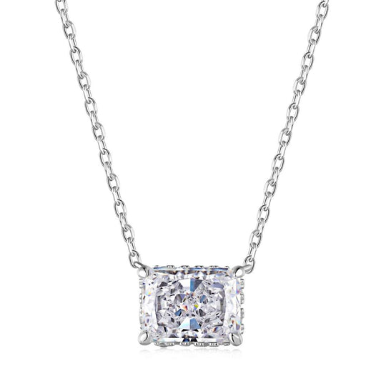 [ElanLuxe Jewelry]Luxurious Square Shape Colorful Necalack