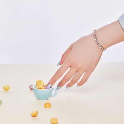 [ElanLuxe Jewelry]Dazzling Unique Multi Shape Daily Bracelet