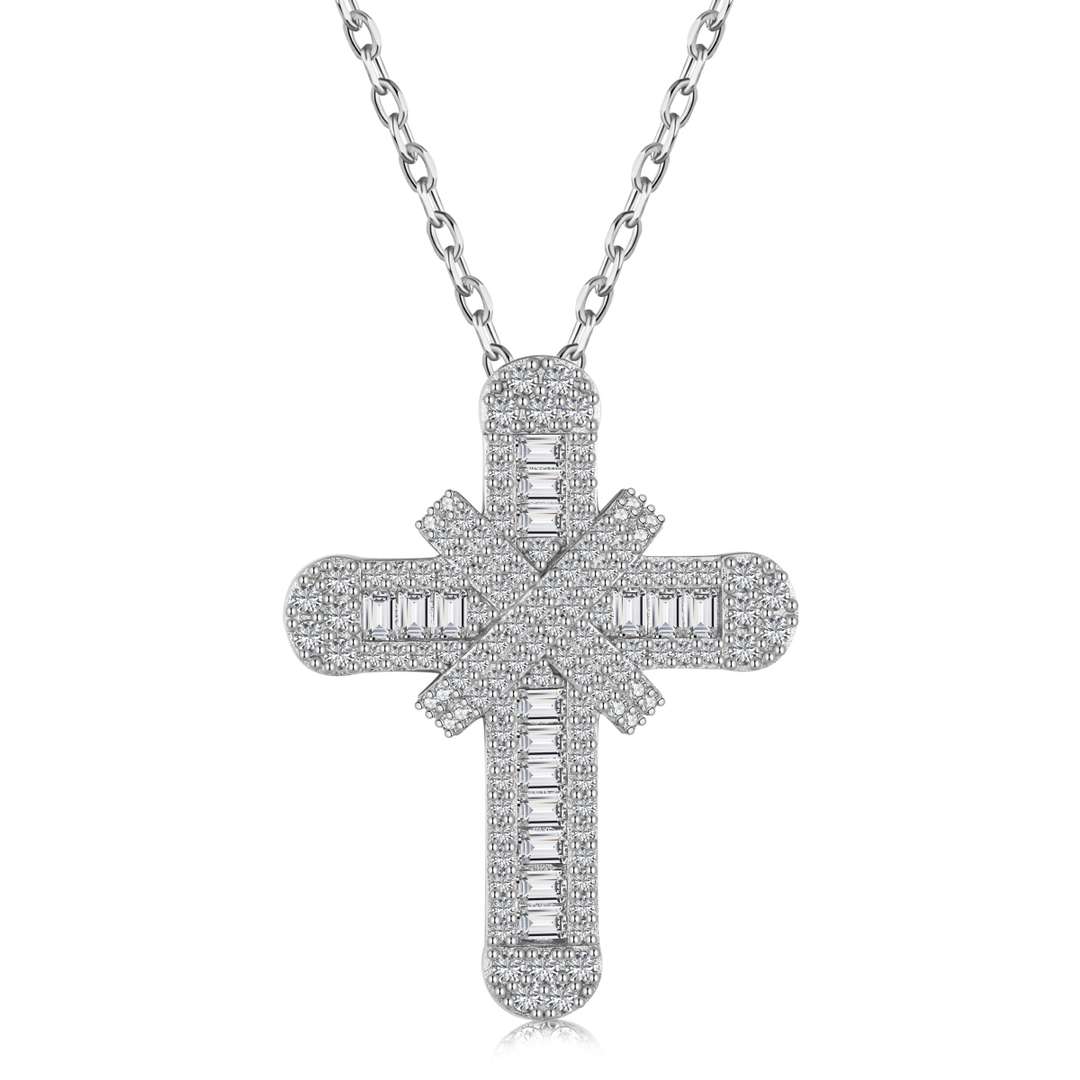 [ElanLuxe Jewelry]Gypsophila With Dimonds Necklace