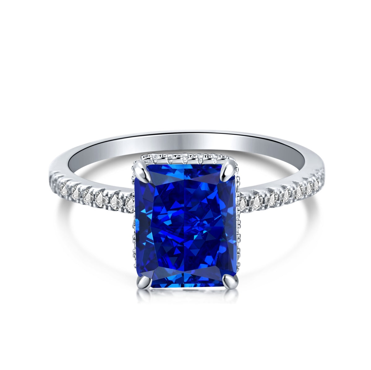 [ElanLuxe Jewelry]4.0 Carat Luxurious Engagement Ring