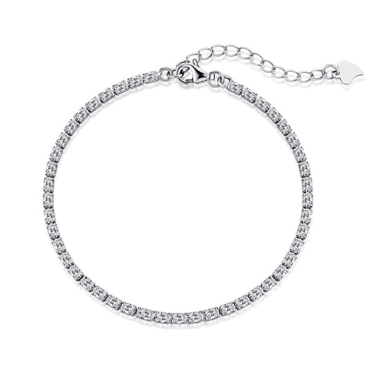 [ElanLuxe Jewelry]Elegant Emerald Cut Daily Bracelet