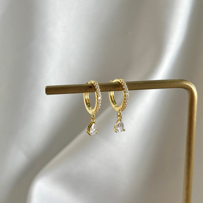 [ElanLuxe Jewelry]Luxurious Geometric Drop Earrings